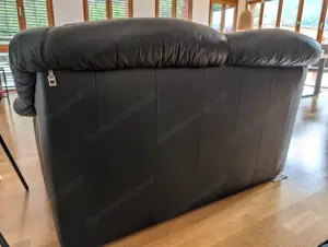 Ledersofas Musterring dunkelgrün schwarz Bild 7