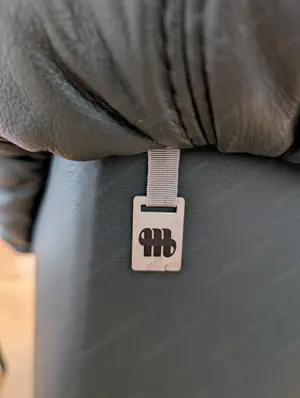 Ledersofas Musterring dunkelgrün schwarz Bild 8