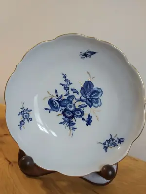 Porzellan Teller Meissen Teller Original Handbemalt Bild 2