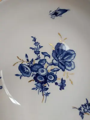 Porzellan Teller Meissen Teller Original Handbemalt Bild 3