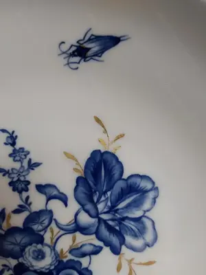 Porzellan Teller Meissen Teller Original Handbemalt