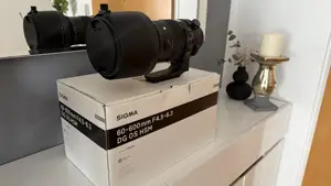 Sigma 60-600mm Objektiv mit Canon EF Anschluss Bild 5