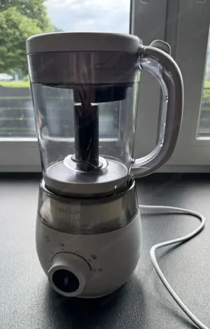 Philips Avent 4-in-1 Dampfgarer mit Mixer Premium, Babynahrungszubereiter, Dampfgaren, Pürieren