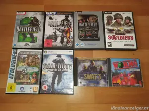 verschenke ältere PC Spiele 