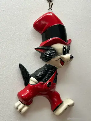 Vintage Disney Wandfigur aus Keramik 60er Jahre