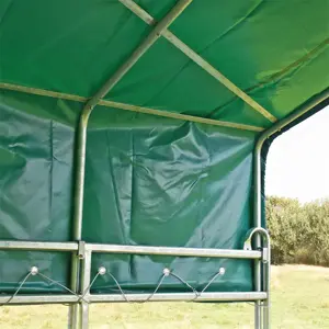 VOSS Weidezelt mit Planen, Mittelpanel und Tür