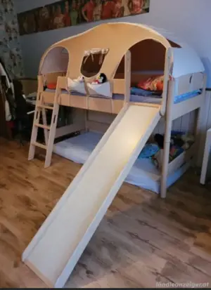 Kinderbett mit Rutsche Paidi Hochbett Fleximo Bild 2
