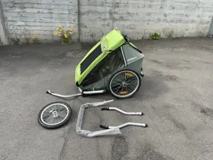 Fahrrad-Anhänger Croozer für 2 Kinder ("Kiki")