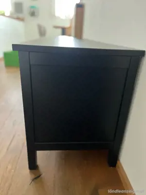 Ikea Hemnes TV Bank schwarz Bild 3