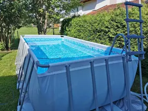 Bestway Pool ca 500 x 210 x 110 cm, lichtgrau, eckig Bild 3