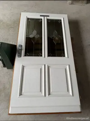 Massive Eichen-Haustür, Schreinerarbeit incl. Rahmen Bild 4