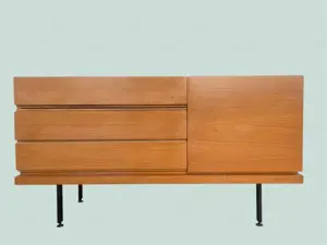 Sideboard Teak aus den 1960er Jahren, authentic vintage (mit Gebrauchsspuren)  Bild 3