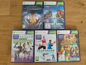 X-Box360 inkl. Kinect + großes Spielepaket  Bild 8
