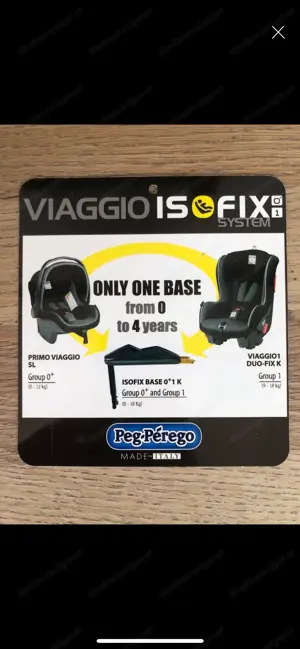 Isofix Basis Peg Perego 0+ 1 K Bild 5