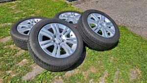 Opel Alufelgen mit Reifen 205 55R16 Bild 2