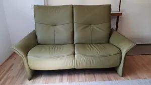 Leder Sofa - Couch 2,5-Sitzer - neuwertig - komfortabel und schön Bild 2