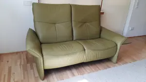 Leder Sofa - Couch 2,5-Sitzer - neuwertig - komfortabel und schön Bild 6