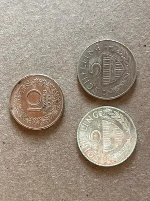 Alte 5 Schilling bis 1 Groschen Münzen für Sammler Bild 5