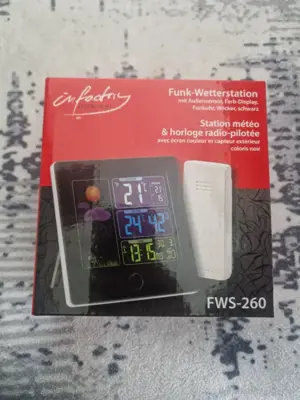 Funk-Wetterstation mit Aussensensor 