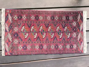 Pakistan Bokhara-Teppich 100x52 cm, , Nichtraucherhaushalt. Bild 4
