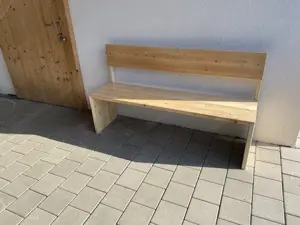 Hocker, Sitzbank, Vollholz Bild 5