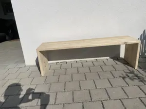 Hocker, Sitzbank, Vollholz Bild 6