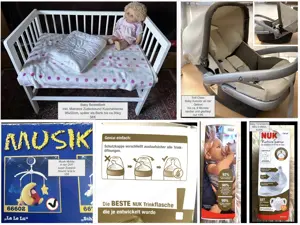Babybett, Mobile, Autositz, Nuk
