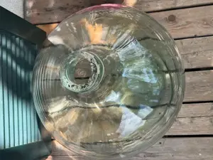 Glasballon hellgrün