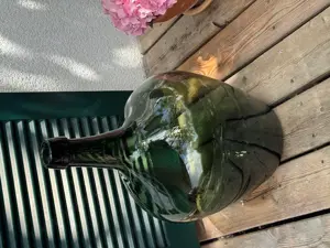 Glasballon grün