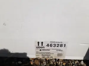 Glas Funkenschutz Platte