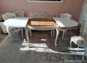 Esstisch Esszimmer Stühle Stuhl shabby chic Bild 2