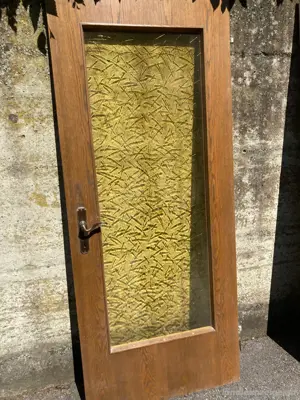 Tür innen mit Glas 85 x 200 cm