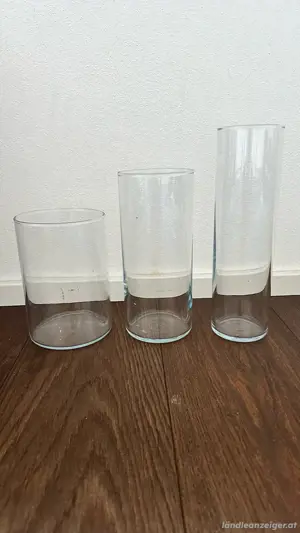 Vase Cylinder 3er Set Bild 2