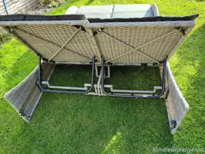 Polyrattan Doppelliege Bild 3