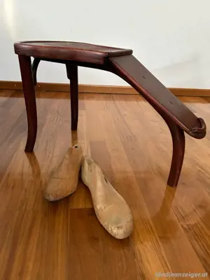 Antiker Schuhputzhocker von Thonet RARITÄT
