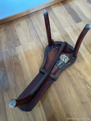 Antiker Schuhputzhocker von Thonet RARITÄT Bild 4