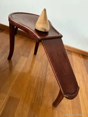 Antiker Schuhputzhocker von Thonet RARITÄT Bild 2