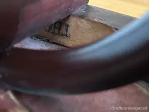 Antiker Schuhputzhocker von Thonet RARITÄT Bild 5