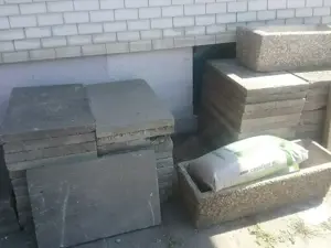 Verschenke betonplatten