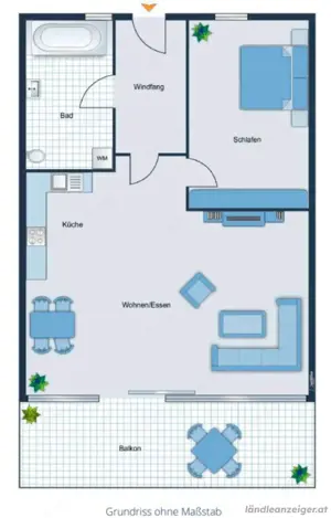 2-Zimmer-Wohnung Wolfurt  Bild 3