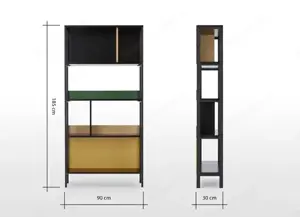 Design Regal 185 x 90 x 35 * Wandregal von Made.com Bild 3