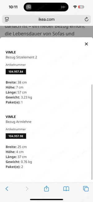 Ikea 2-er Sofa Grau   Ausklappbar Bild 4