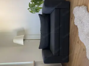 Ikea 2-er Sofa Grau   Ausklappbar