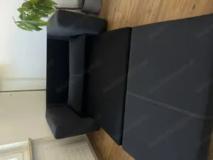 Ikea 2-er Sofa Grau   Ausklappbar Bild 3