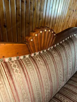 altes uriges, gemütliches "Kanabe" (Sofa) Bild 2