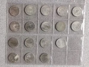 10 und 20 Schilling Münzen - Sammler