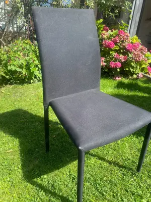 Stuhl Esstisch, schwarz, 4x
