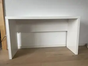 weißer Schreibtisch Hochglanz 