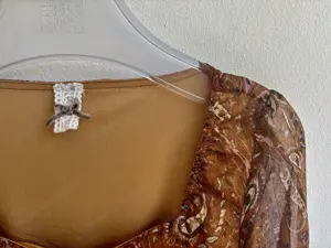 Langes Plaisley Kleid Bild 2