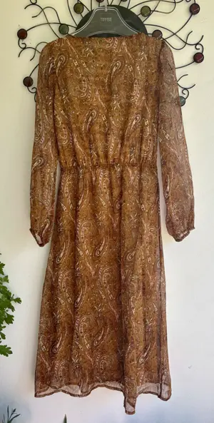 Langes Plaisley Kleid Bild 3